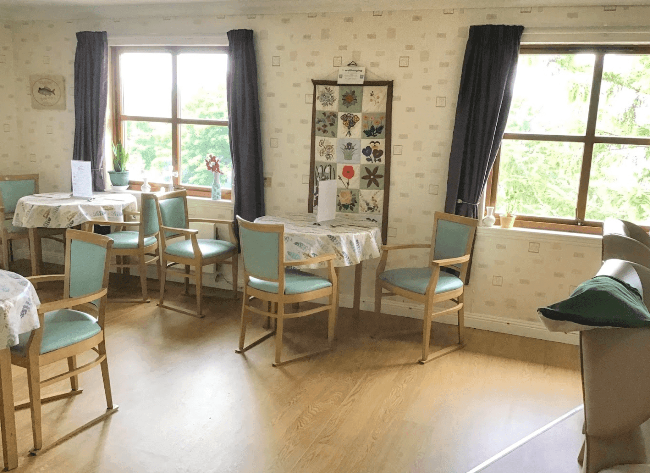 Dining room of Craighead in Newport-on-Tay, Scotland