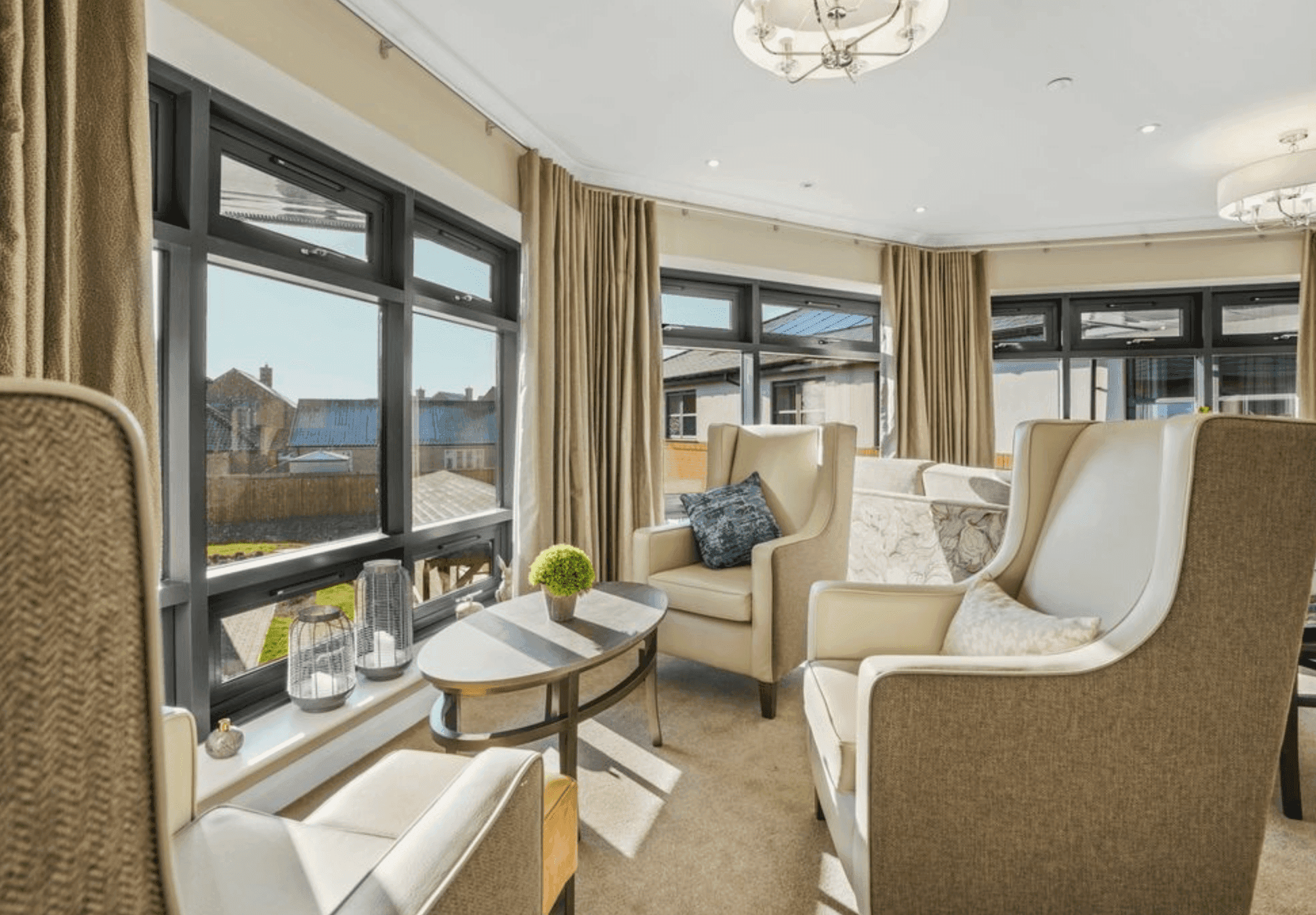 Lounge of Montagu Hall in Mexborough, South Yorkshire 