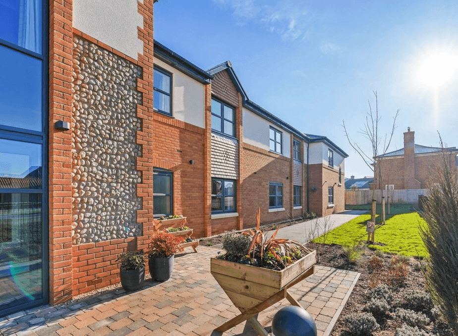 Exterior of Brook Lodge care home in Basildon, Essex