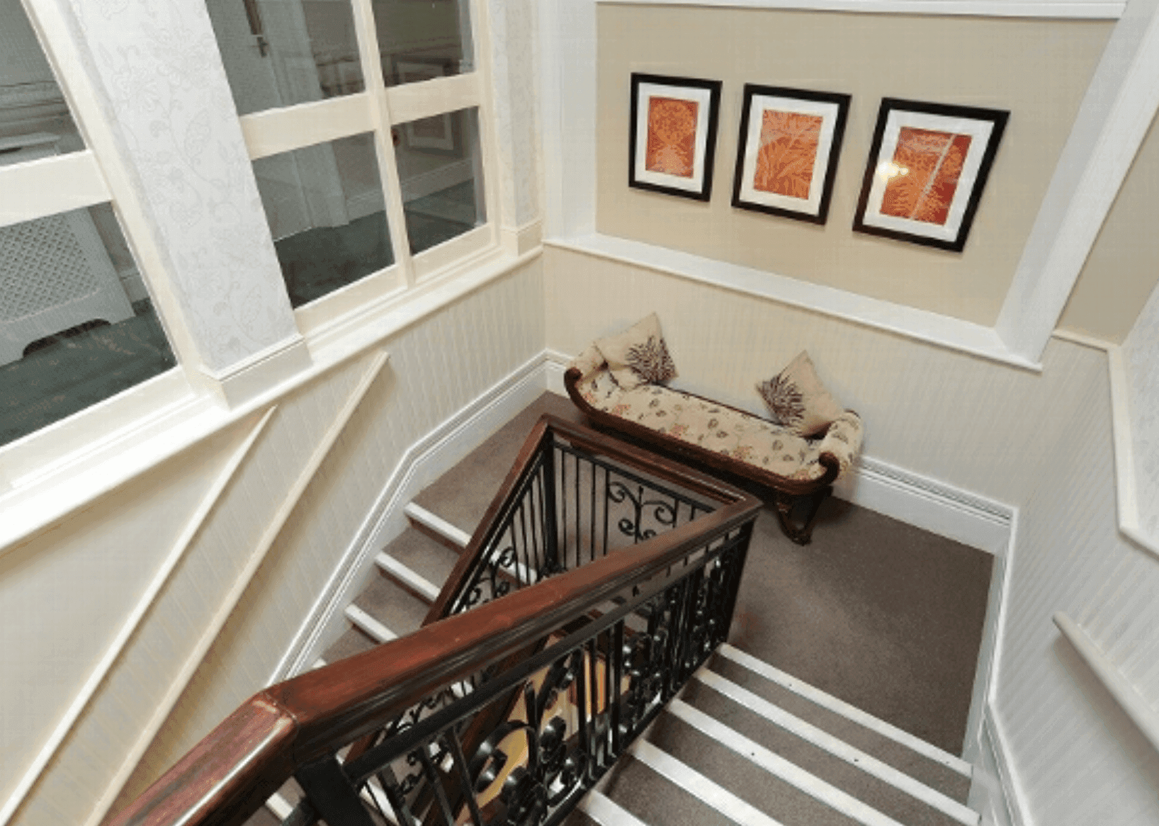 Stairwell of Norwood Grange in Sheffield