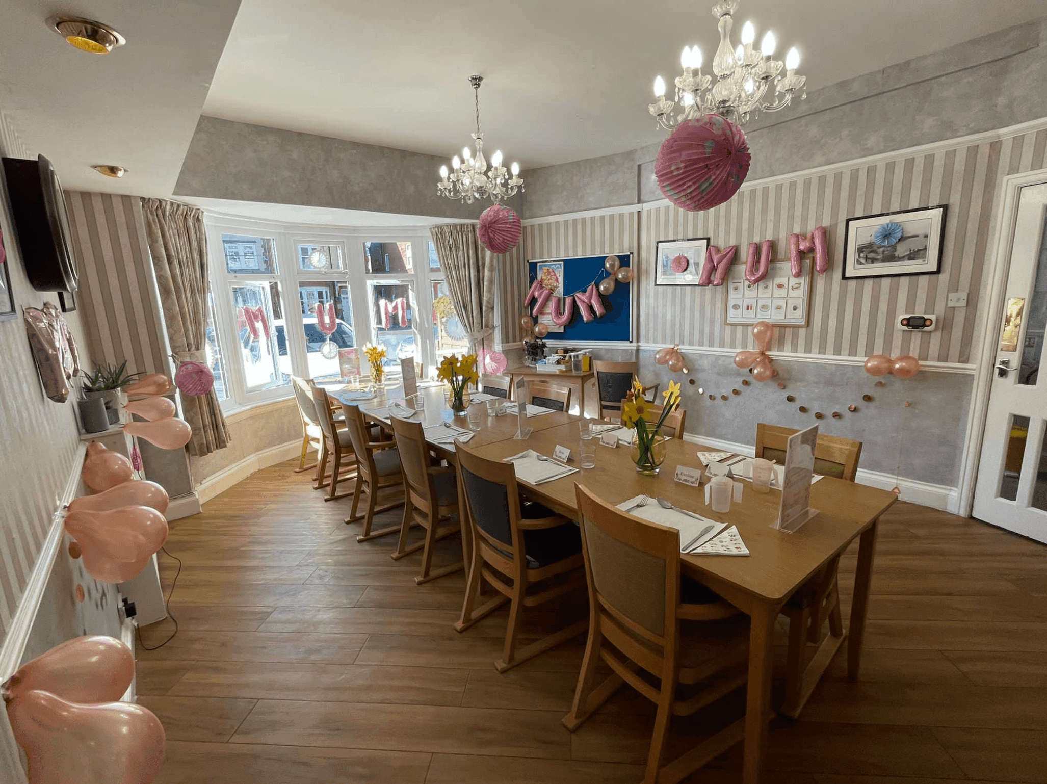 Dining area of Belgrave Court in Bridlington, Yorkshire