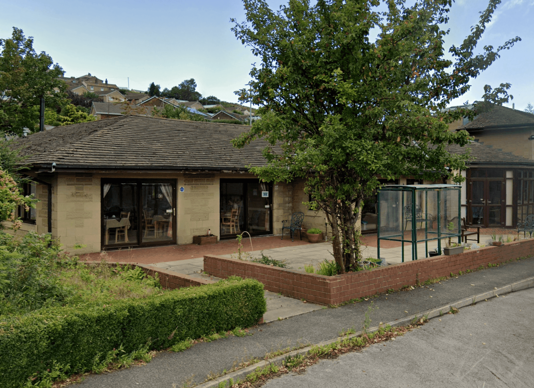 Exterior of Woodfield Grange in Halifax, West Yorkshire