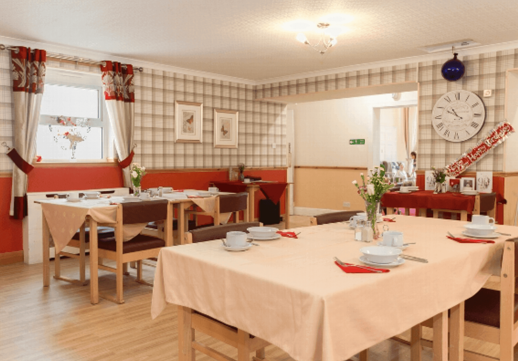 Dining area of Goldielea in Dumfries, Scotland