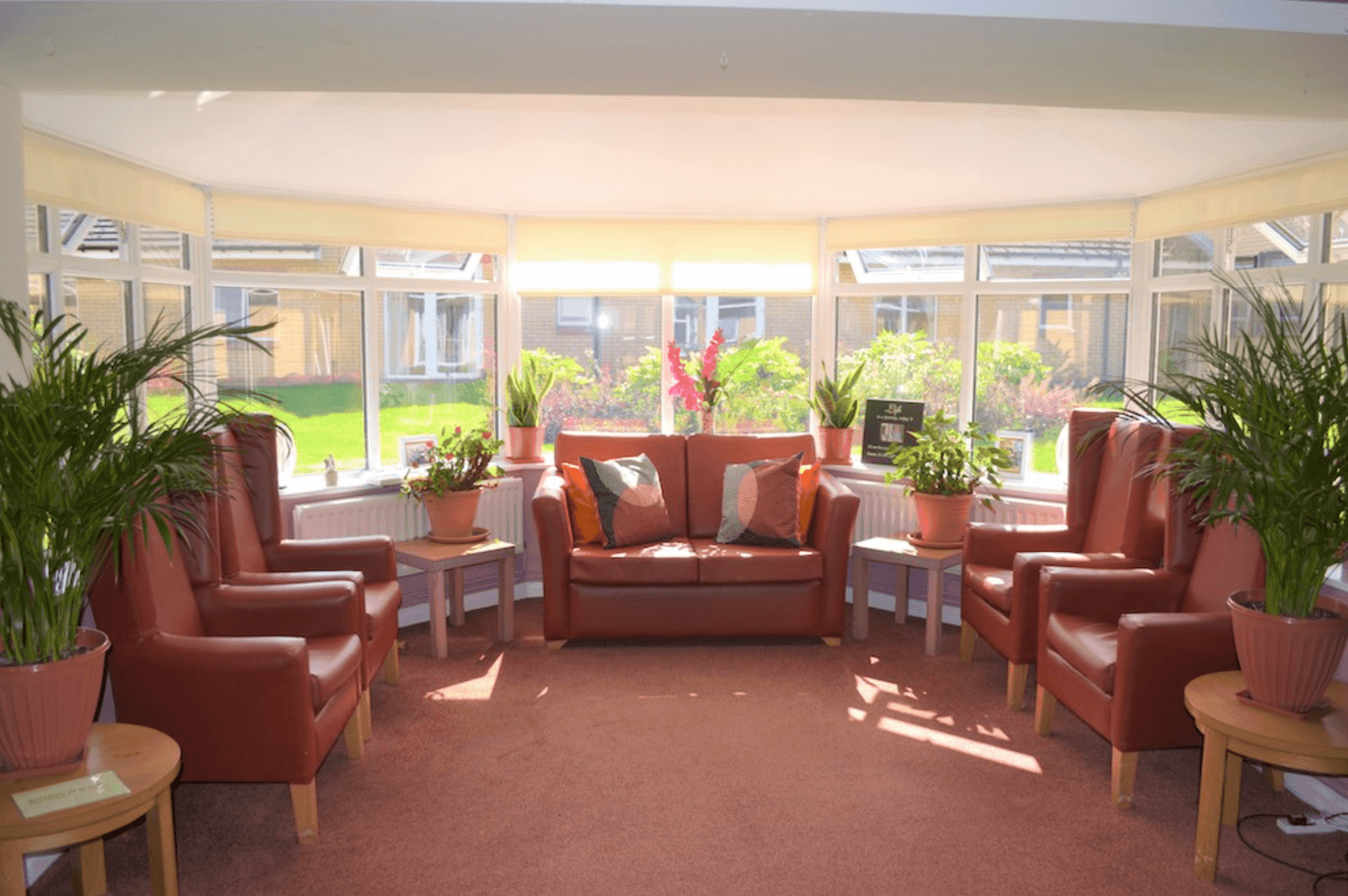 Lounge of Rutherglen Care Home in Rutherglen, Scotland