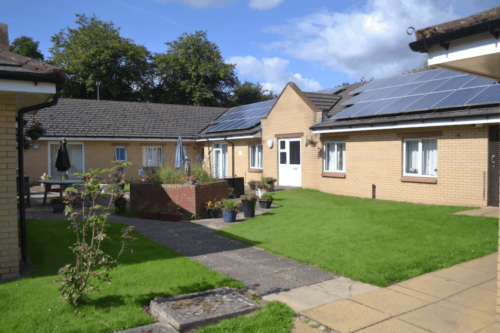 Exterior of Rutherglen Care Home in Rutherglen, Scotland