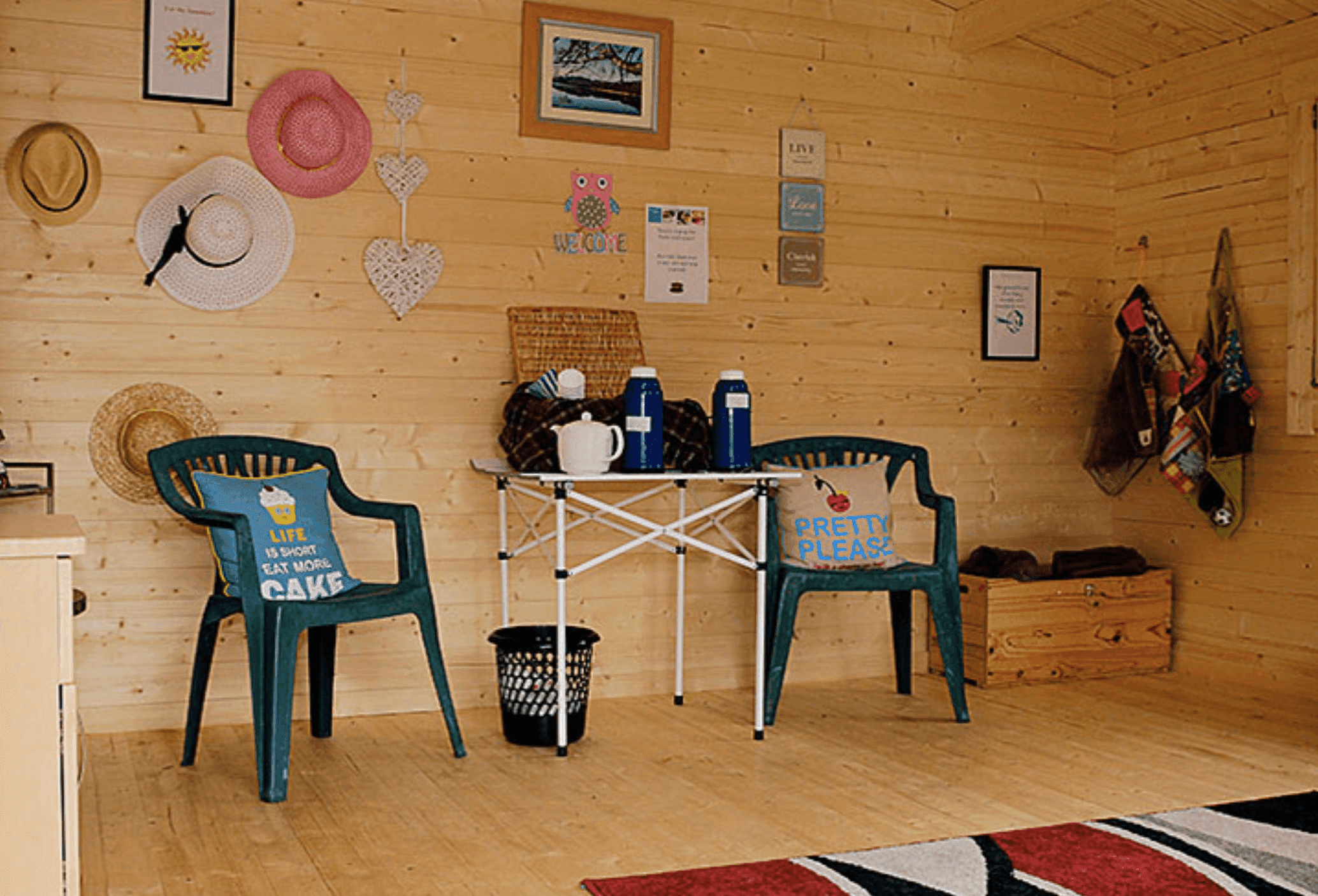 Lounge area of Hill View Care Home in Clydebank,Scotland