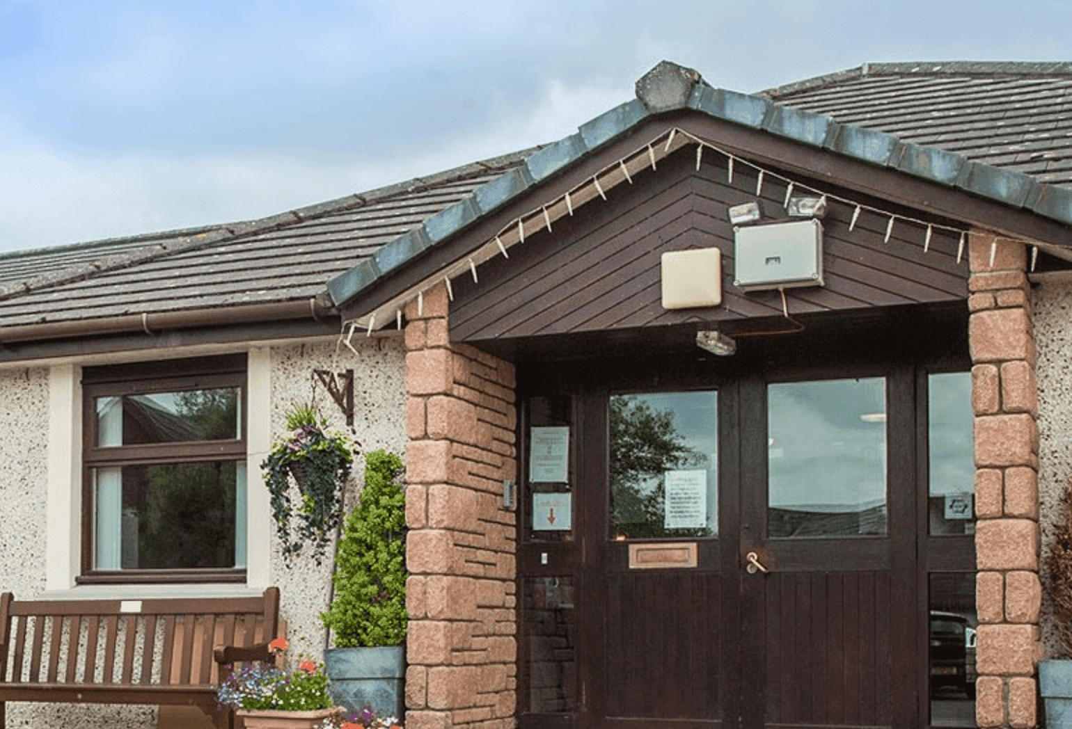 Exterior of Annan Court Care Home in Annan, Scotland