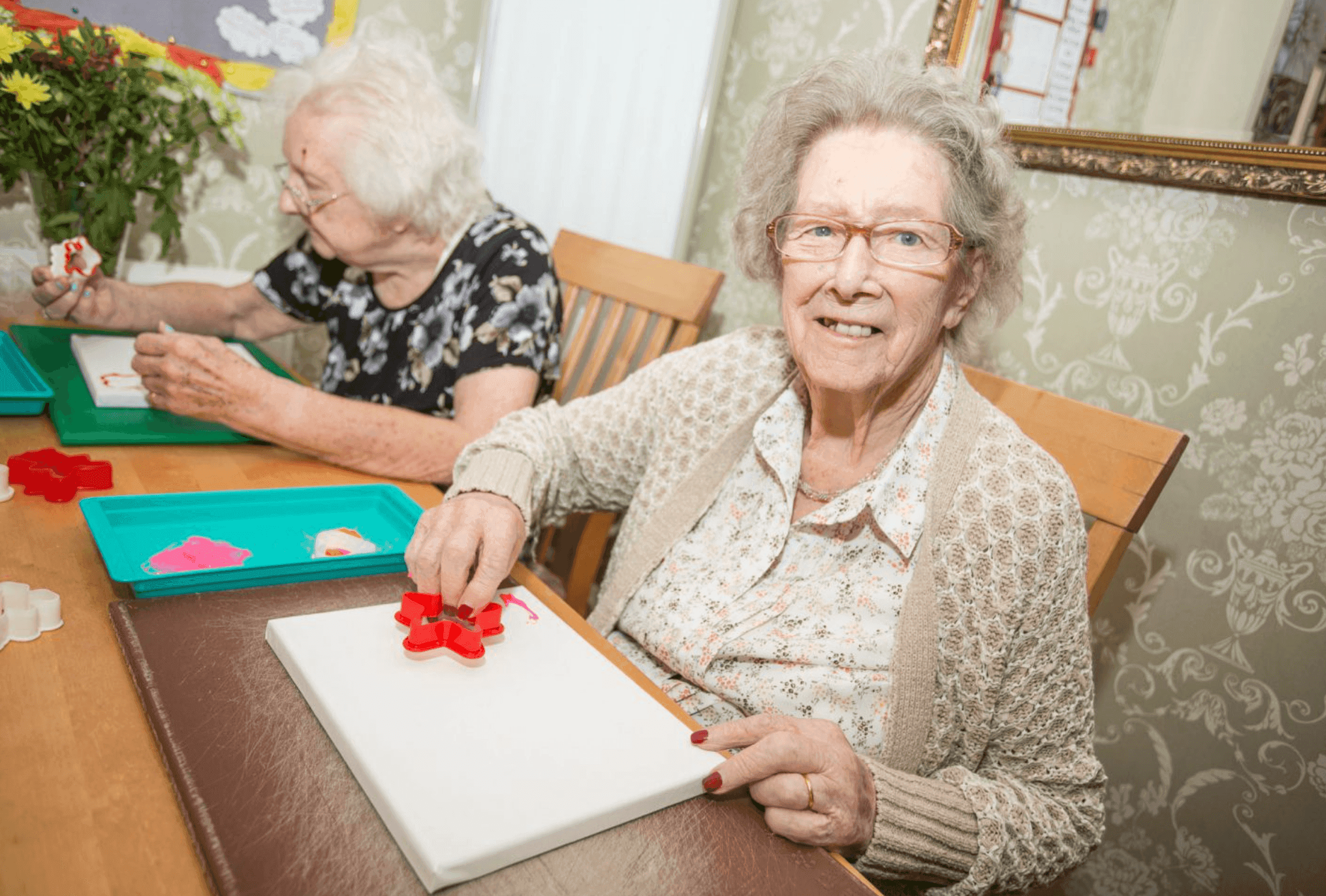 Resident of Haydale Care Home in Glasgow, Scotland