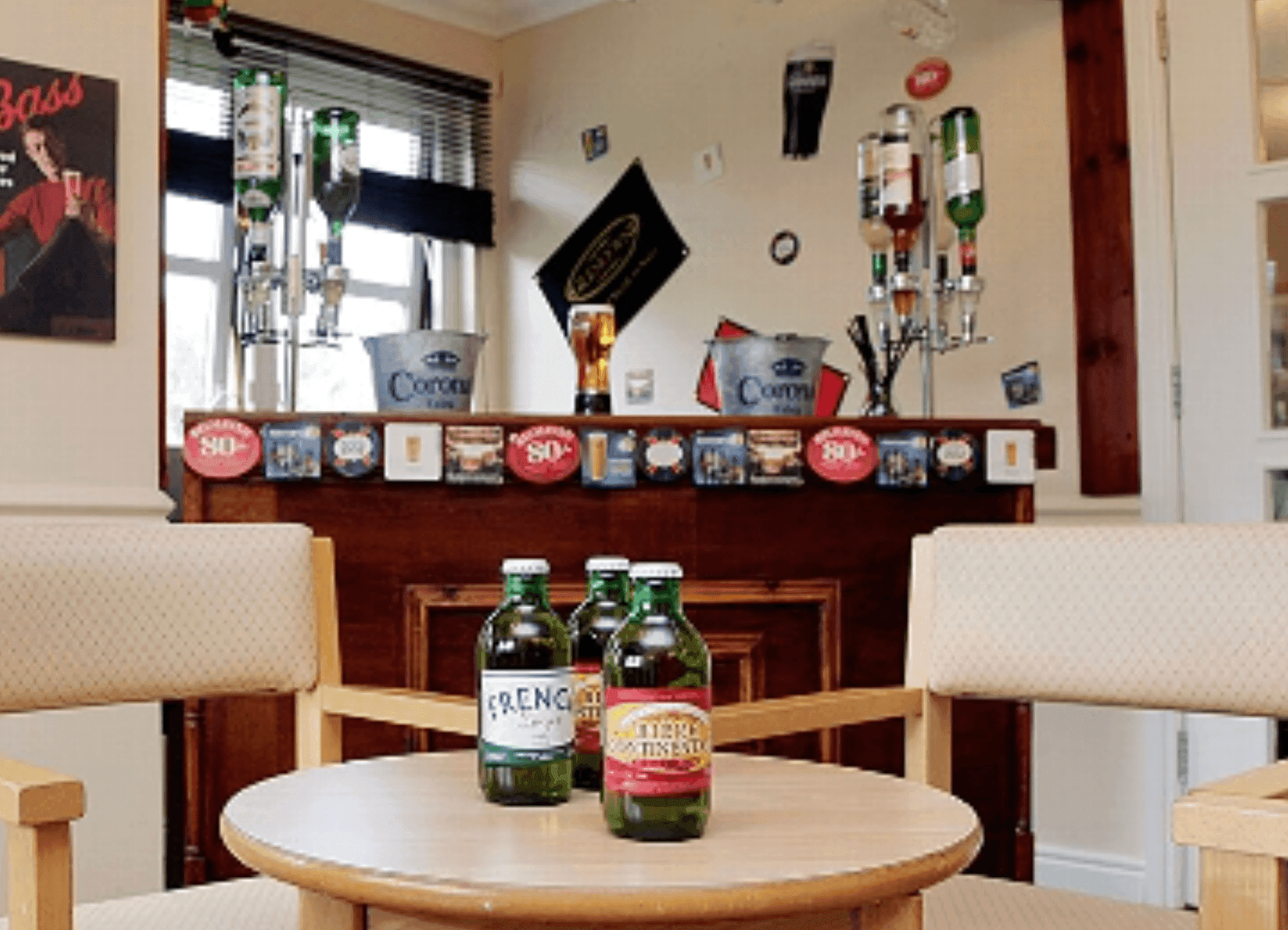 Pub of Elderslie Care Home in Paisley, Scotland