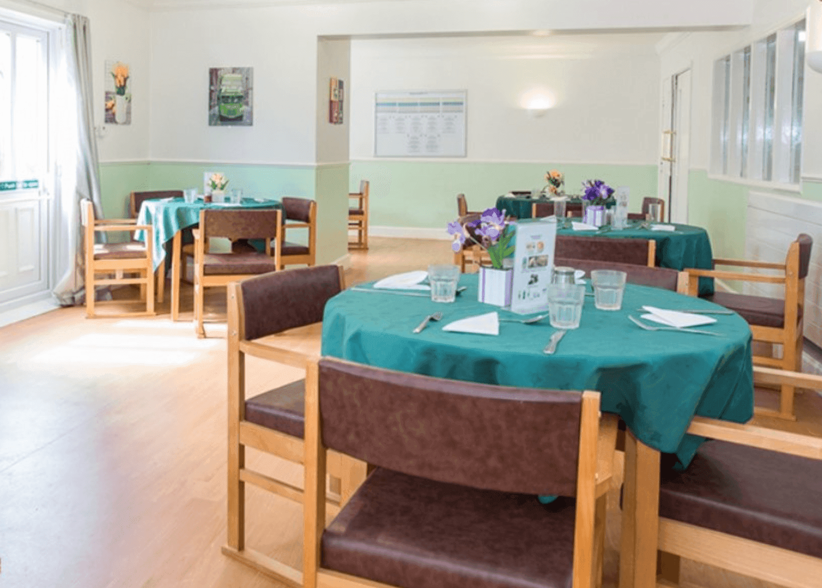 Dining room of Kingsway House in Durham, County Durham