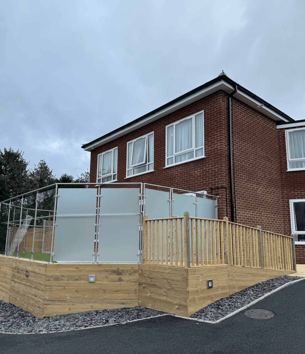 Garden at Brookside Care Home in Stafford, Staffordshire