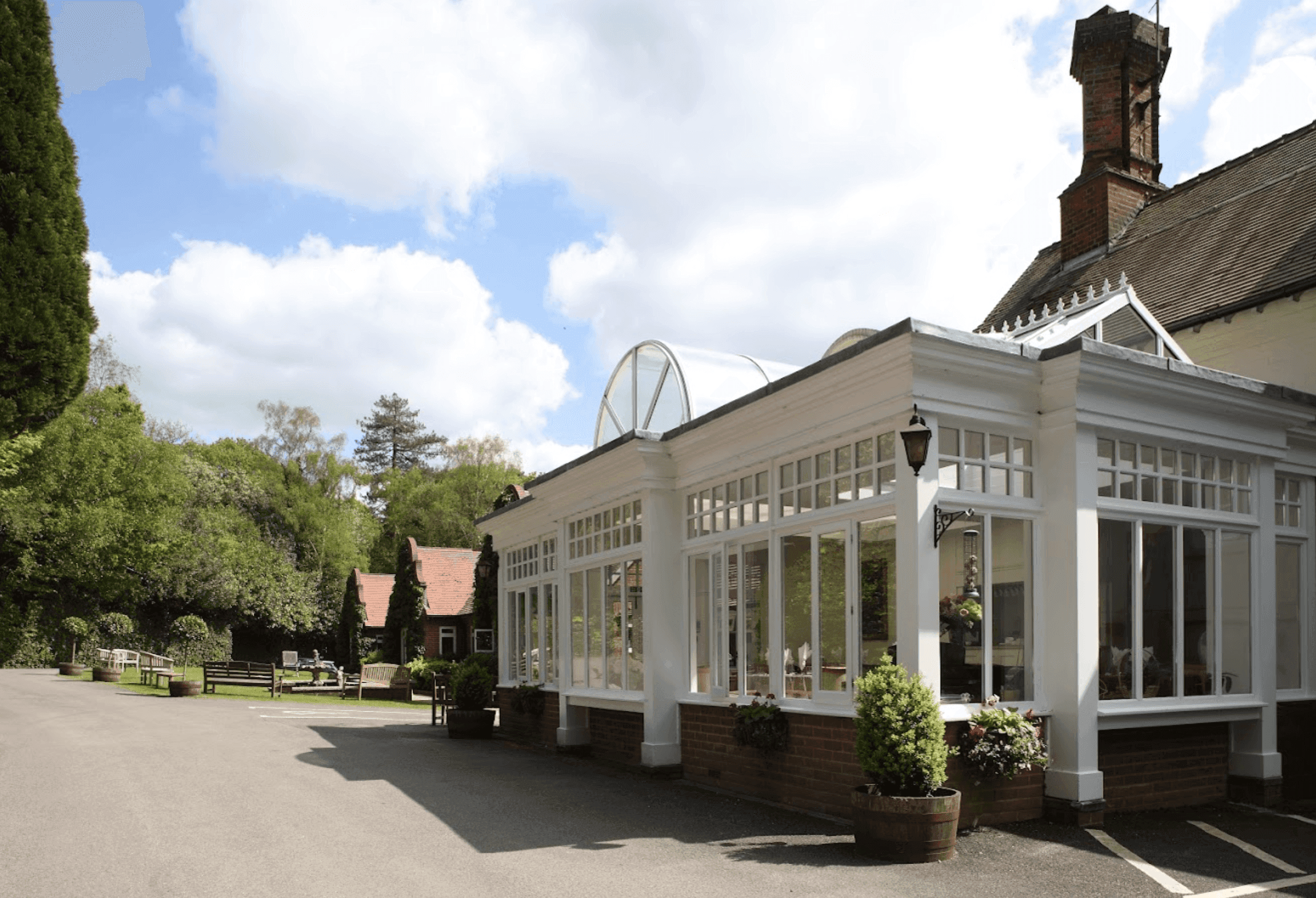 Exterior of Huntington House in Surrey