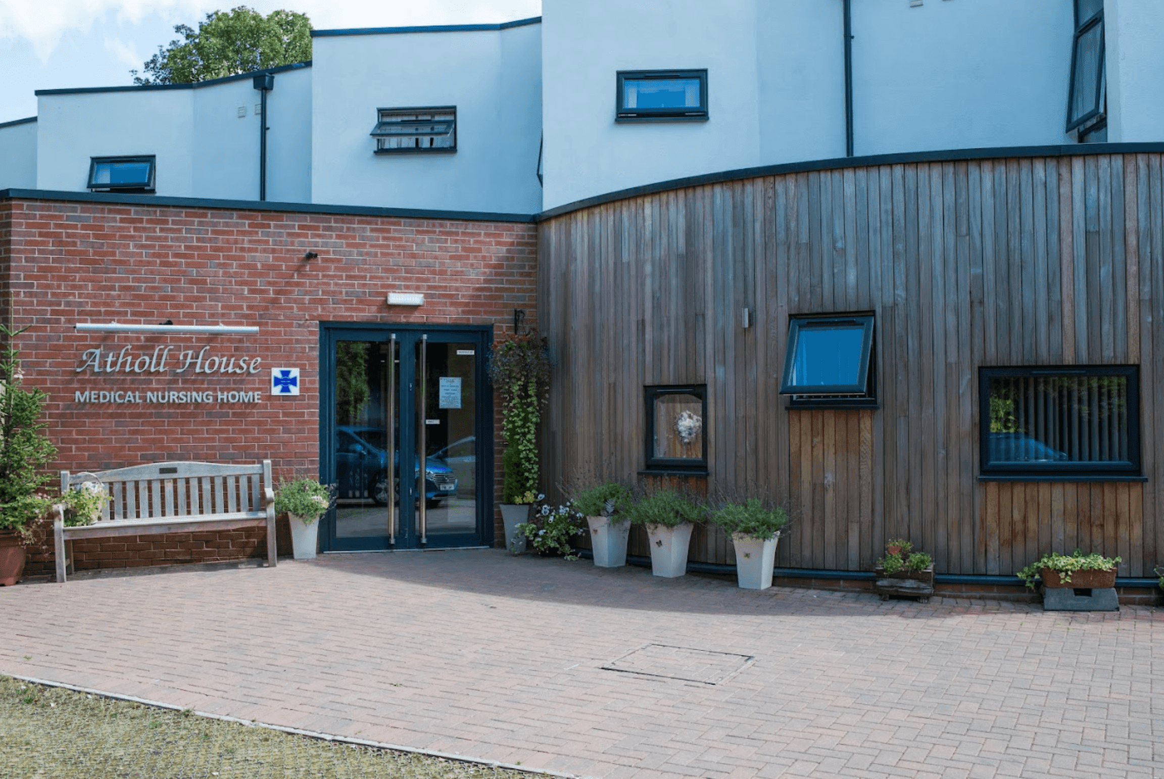 Exterior of Atholl House nursing home in Compton, Wolverhampton