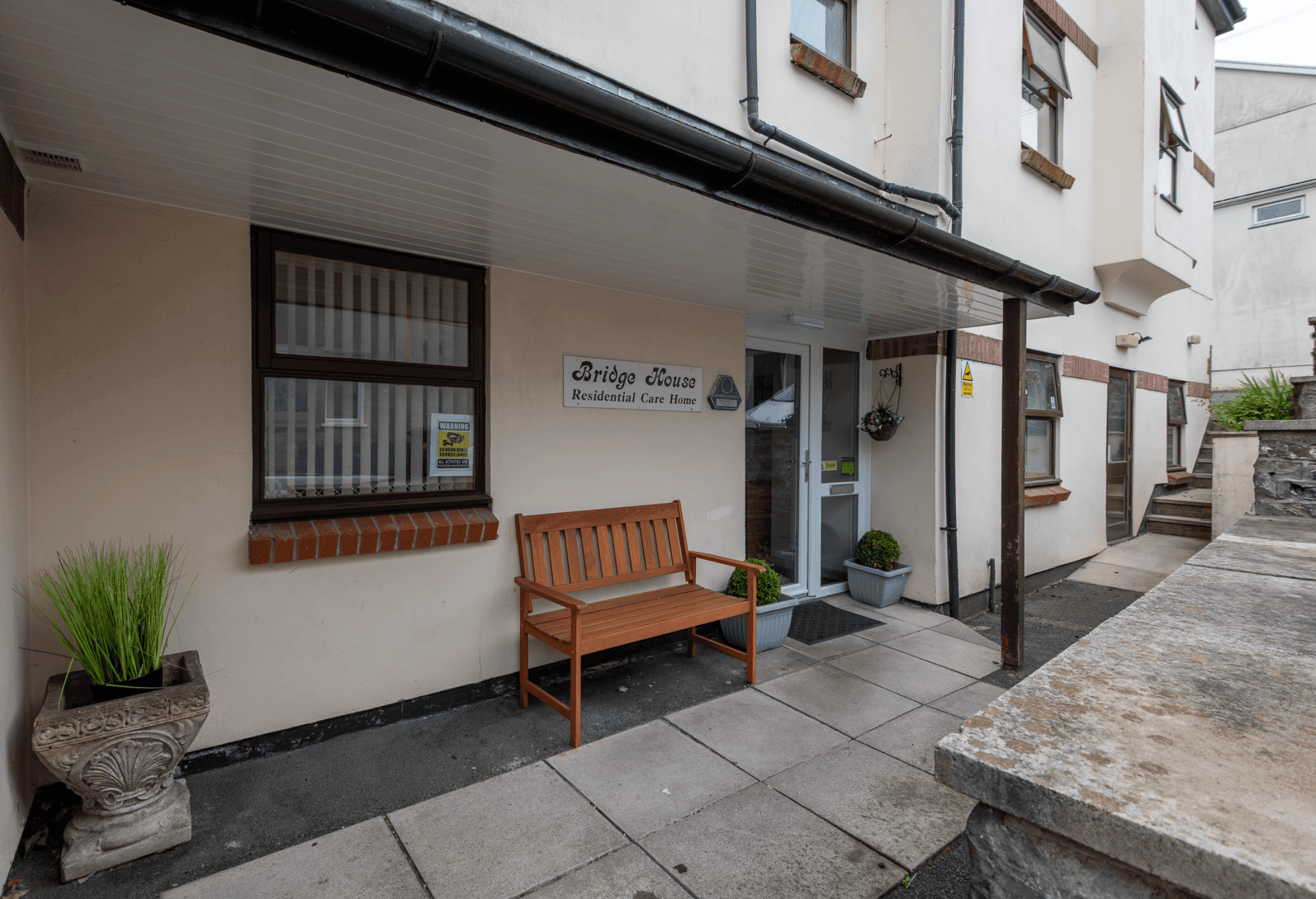 Exterior of BRidge House in Ebbw Vale, Blaenau Gwent