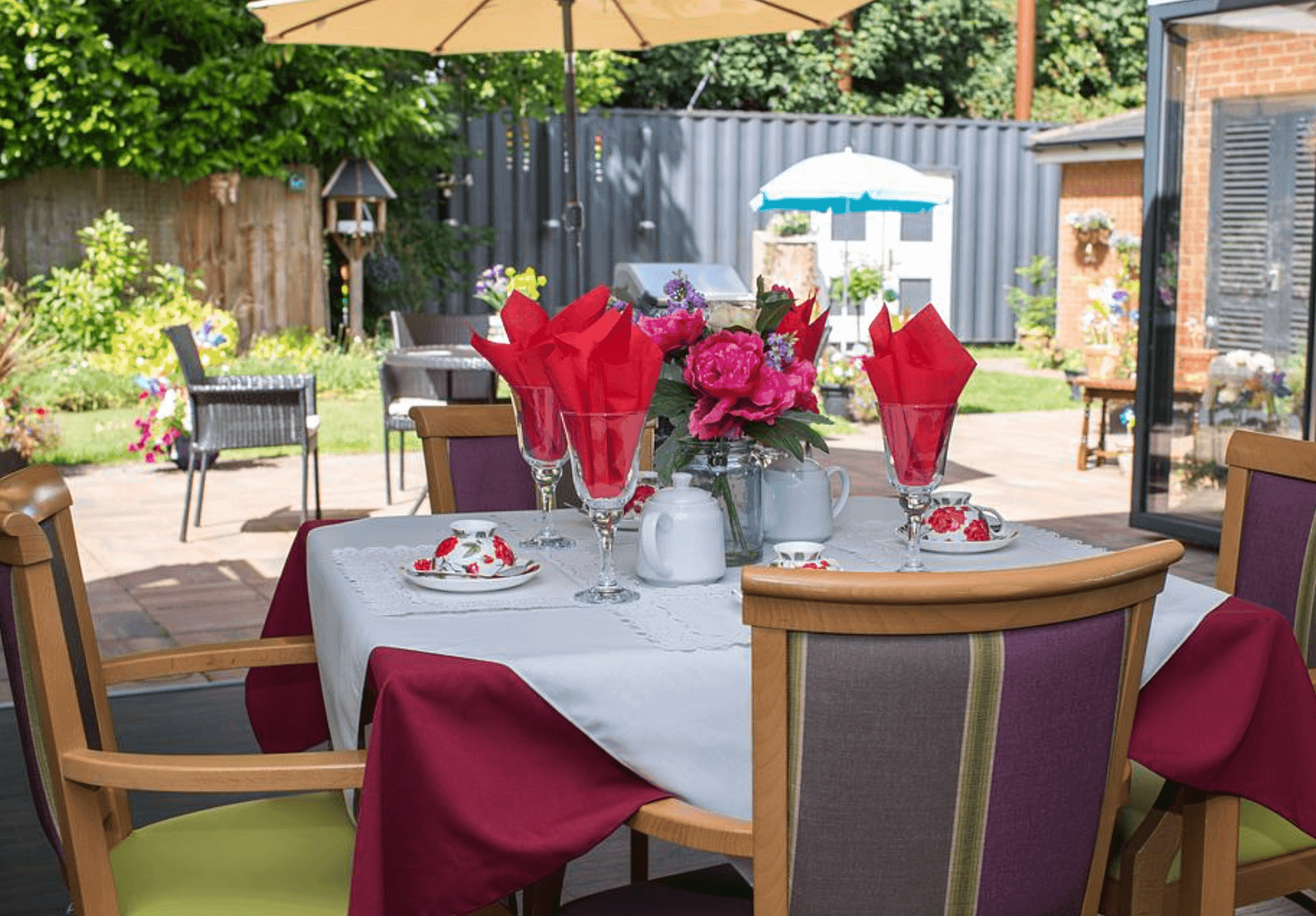 Dining area of Atholl House nursing home in Compton, Wolverhampton