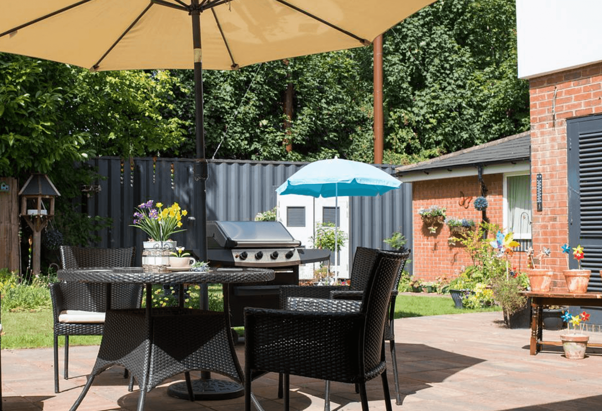 Garden of Atholl House nursing home in Compton, Wolverhampton