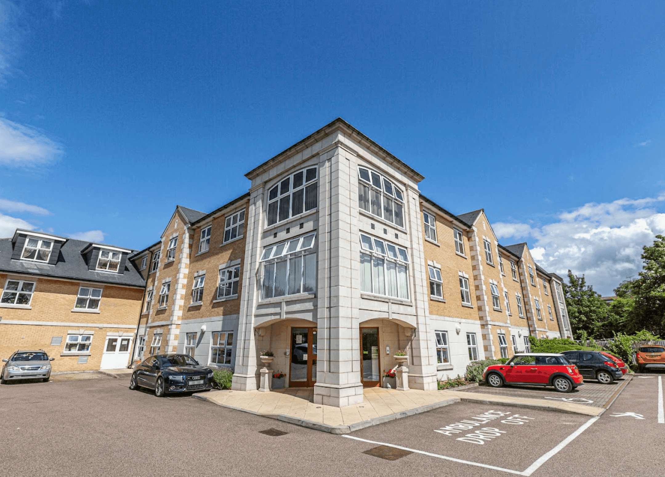 Exterior of Okeley care home in Chelmsford