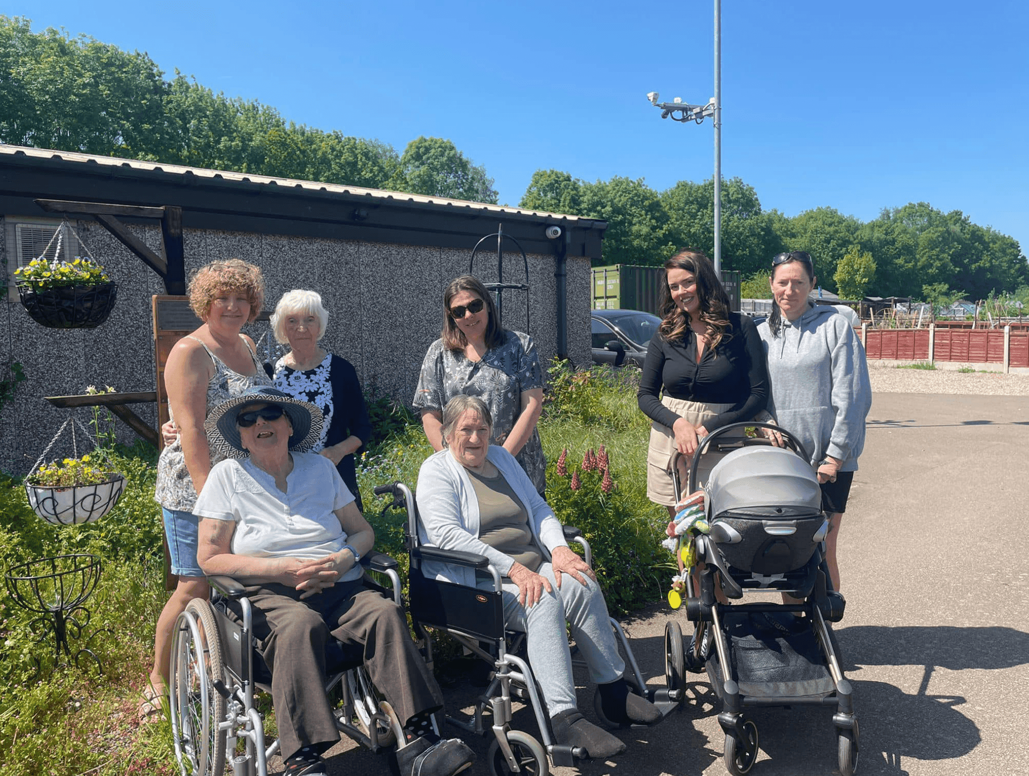 REsidents of Abbey House care home in Leicester