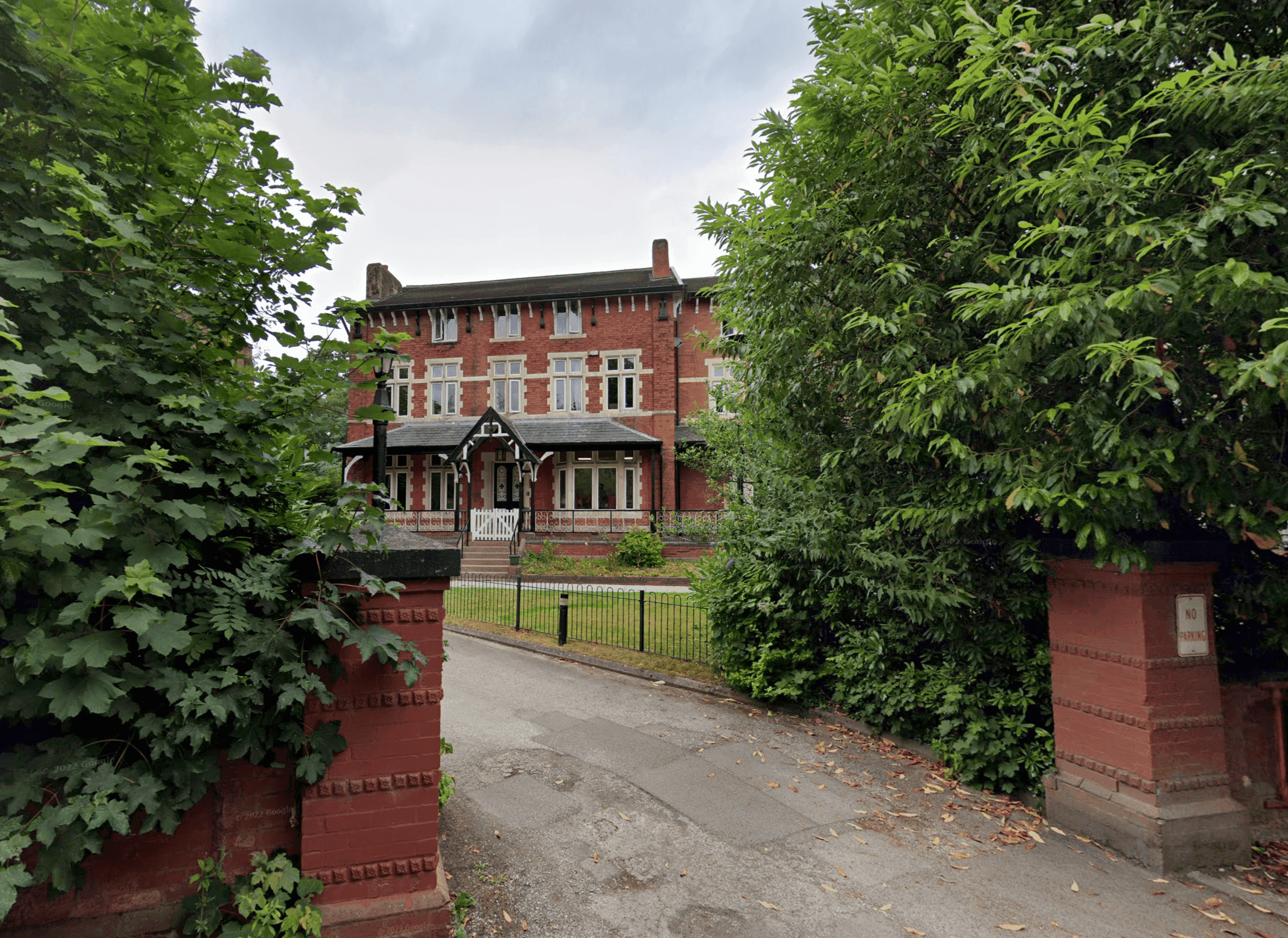 Exterior of Orchard care home in Liverpool, Merseyside