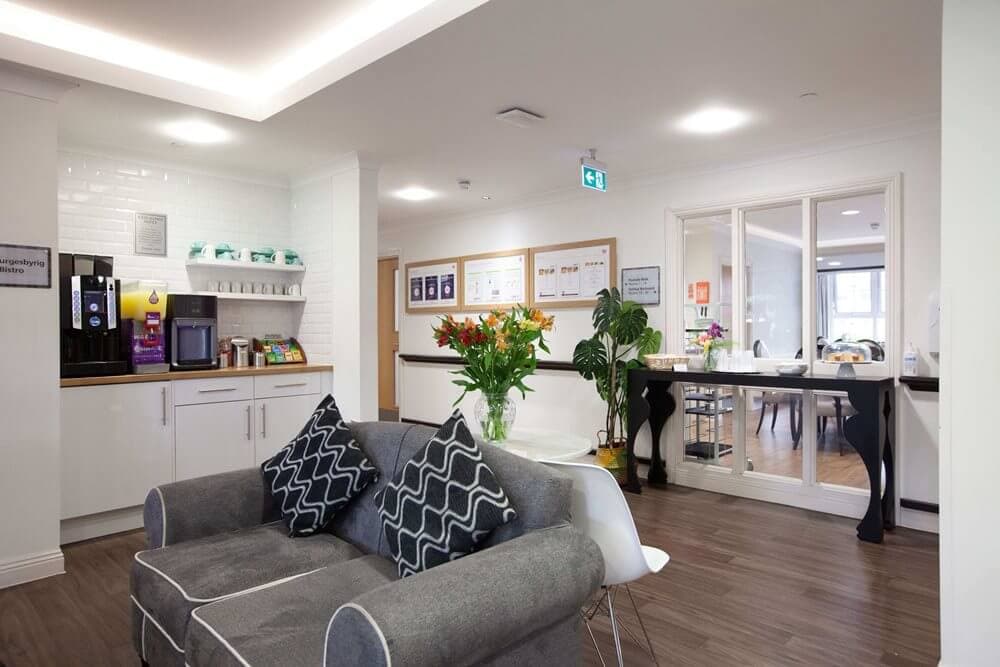 Communal Area of Seccombe Court Care Home in Banbury Cherwell