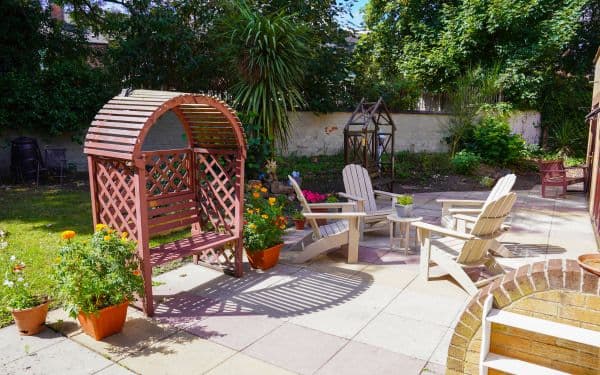 Garden at Sherwood Forest, Normanton, Derbyshire