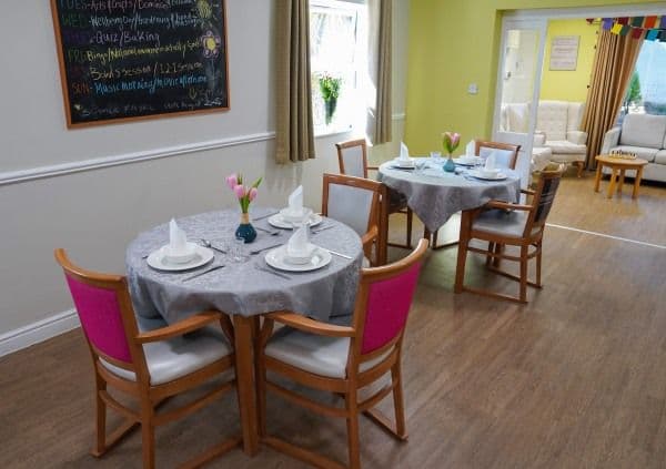 Dining Area at Sherwood Forest, Normanton, Derbyshire