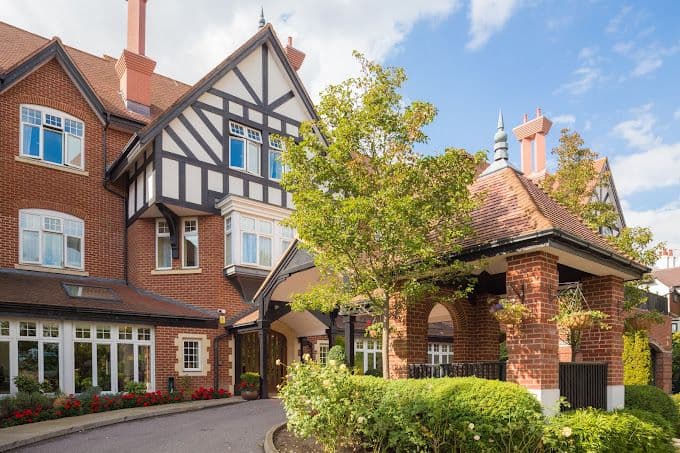 Exterior of Purley Gardens Care Home in Purley, Greater London