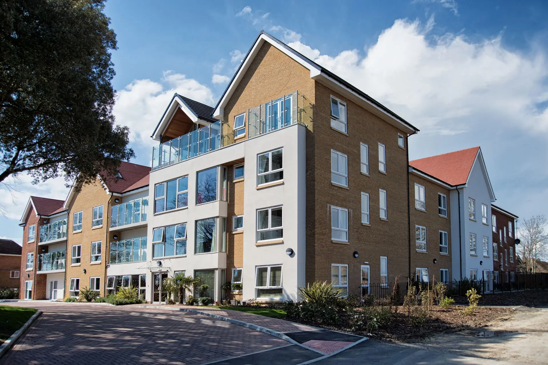 Exterior of Southlands Place in Bexhill-on-Sea, East Sussex