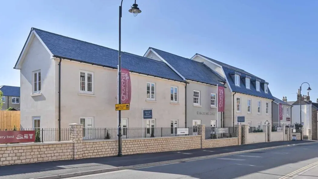 Exterior of St Andrew's Lodge Retirement Development in Chippenham, Wiltshire