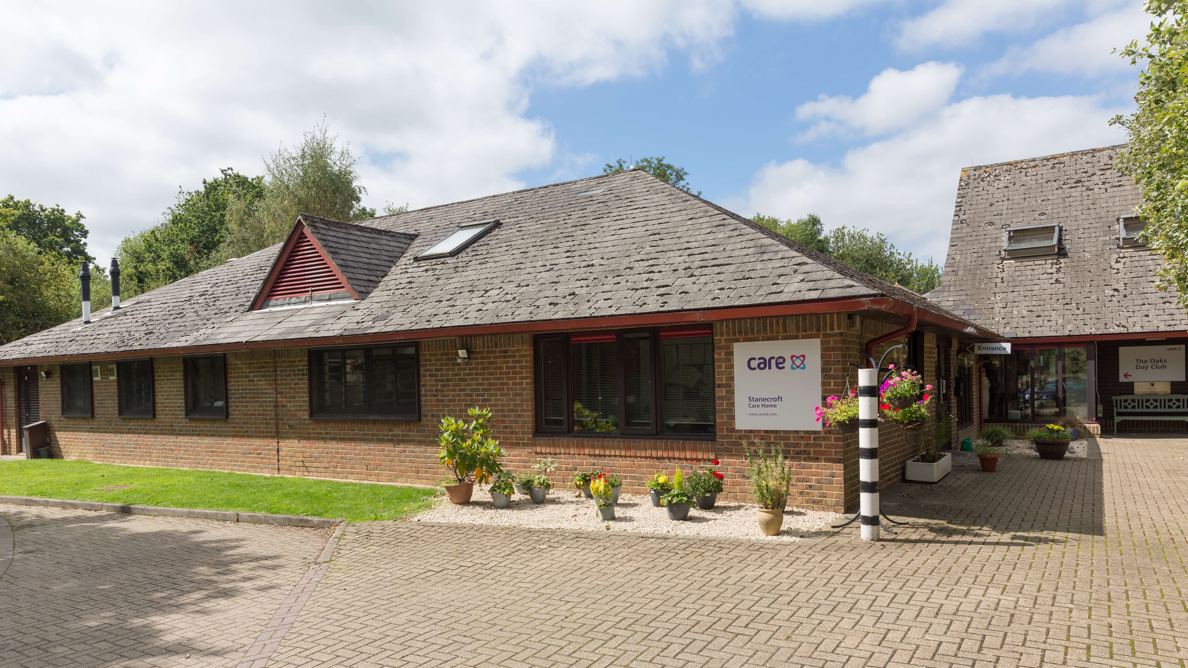 Exterior of Stanecroft Care Home in Dorking, Mole Valley