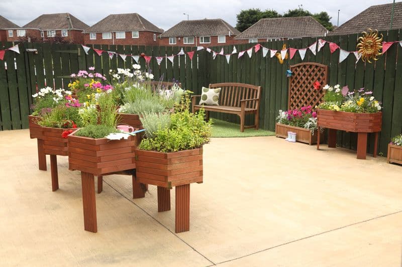 Garden of Stanley Park Care Home in Stanley, County Durham