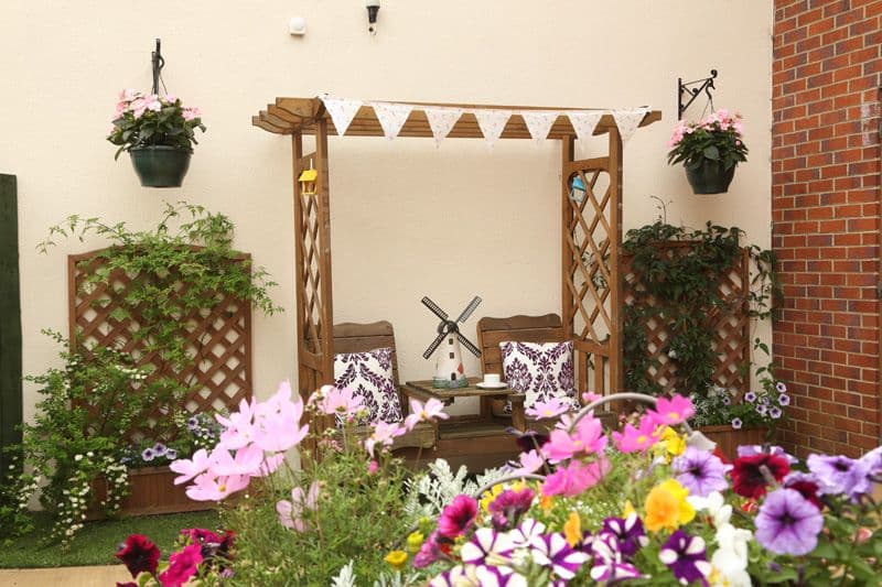 Garden of Stanley Park Care Home in Stanley, County Durham