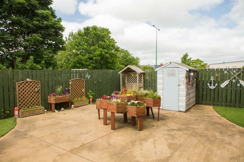 Garden of Stanley Park Care Home in Stanley, County Durham