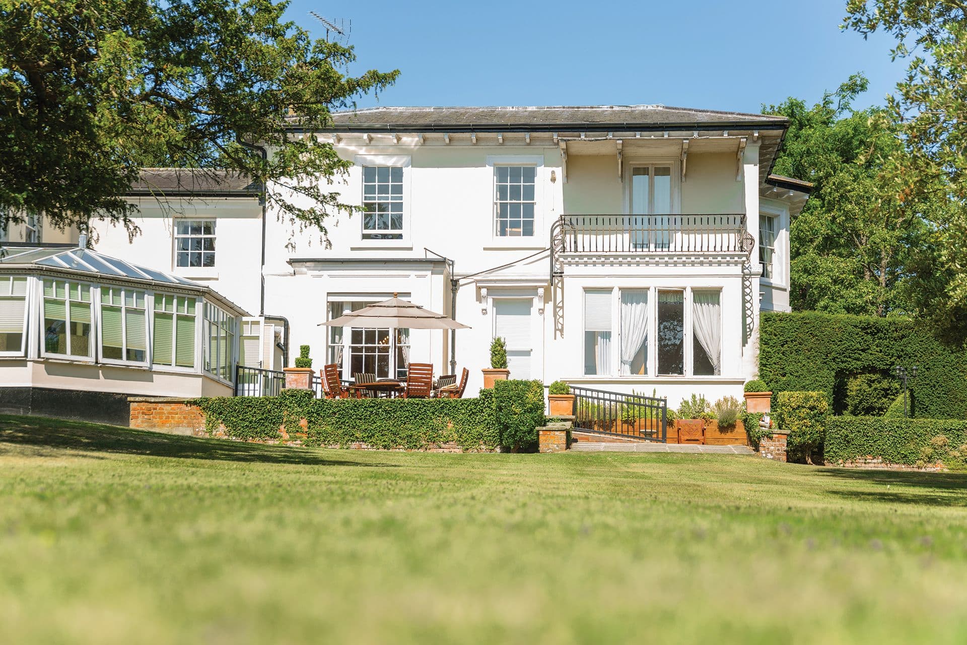 Exterior of Stone House care home in Aylesbury