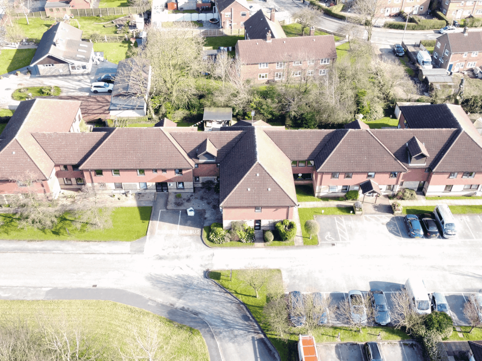 Exterior of Stoneyford care home in Sutton-In-Ashfield