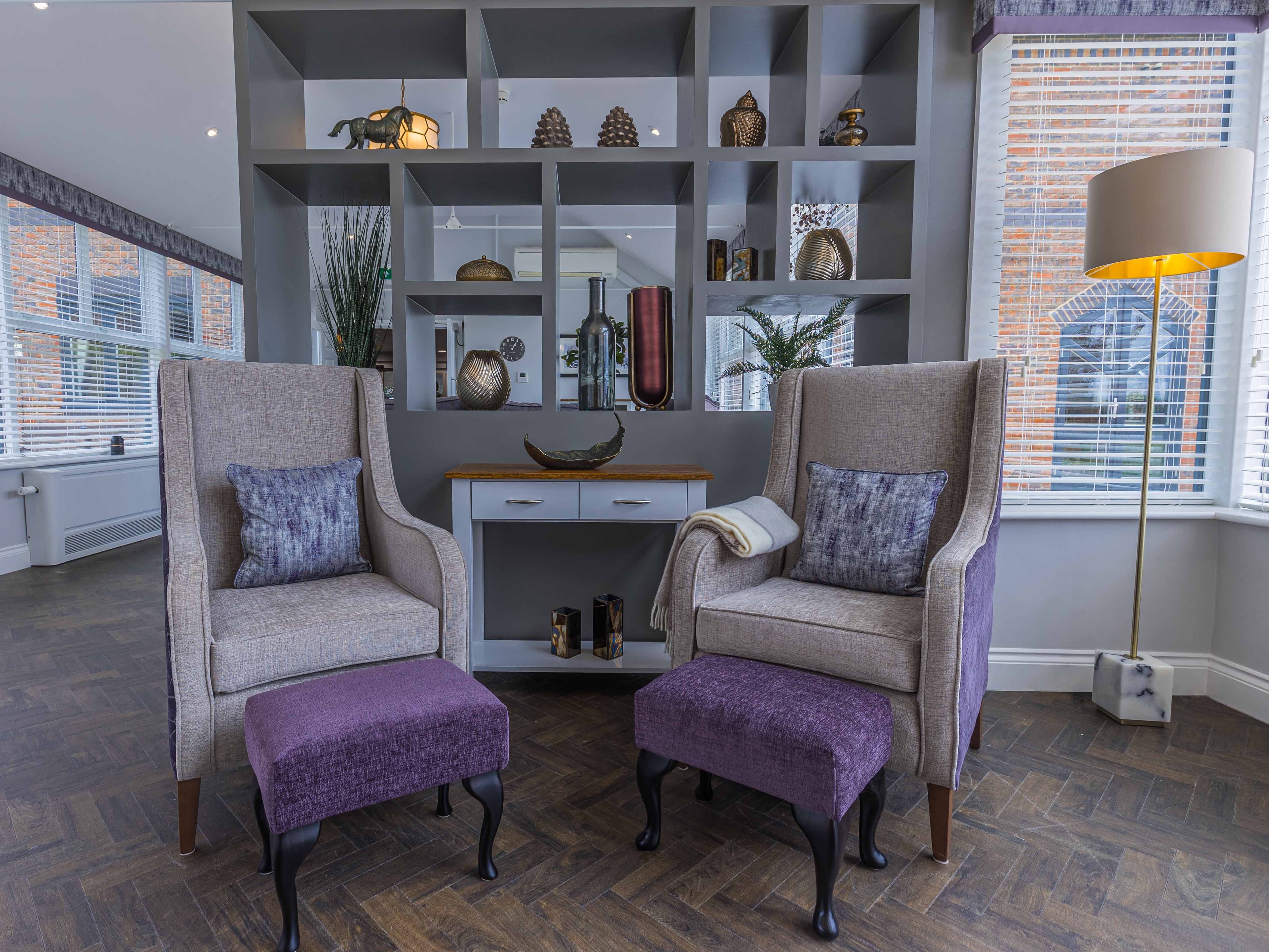 Communal Lounge at Sutton Valence Care Home in Maidstone, Kent