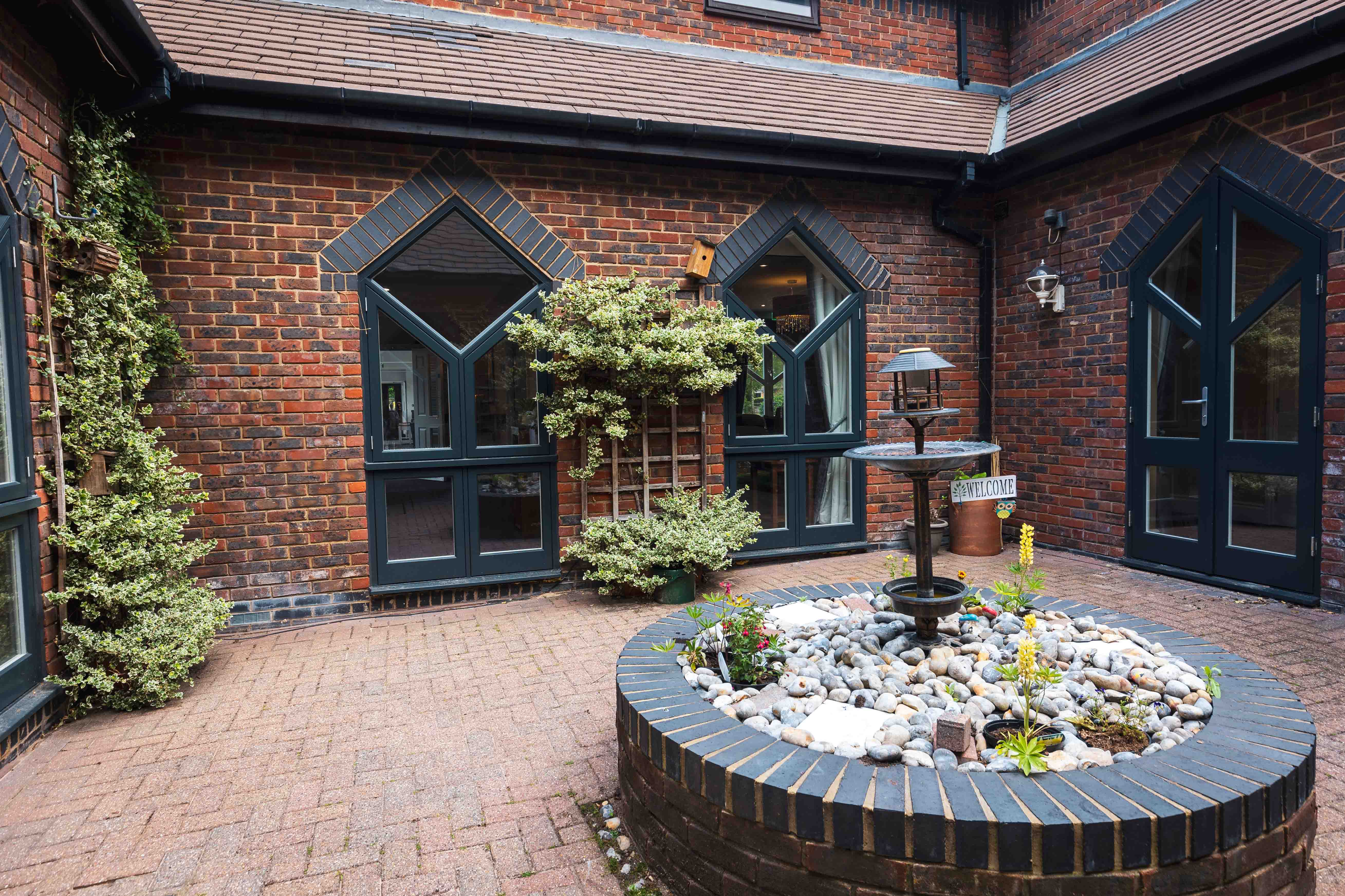 Garden at Sutton Valence Care Home in Maidstone, Kent