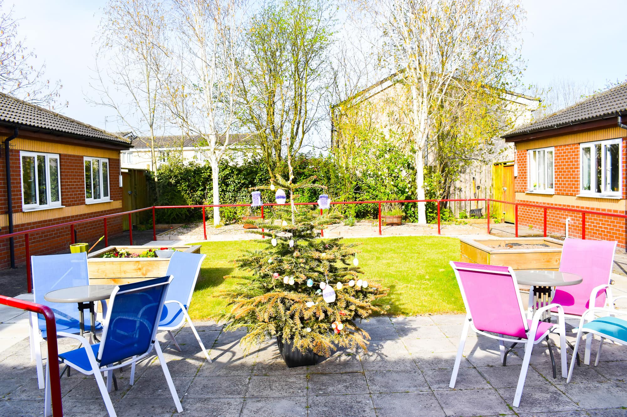 Garden at Sycamore House, Sutton-on-Hull, East Yorkshire, Hull