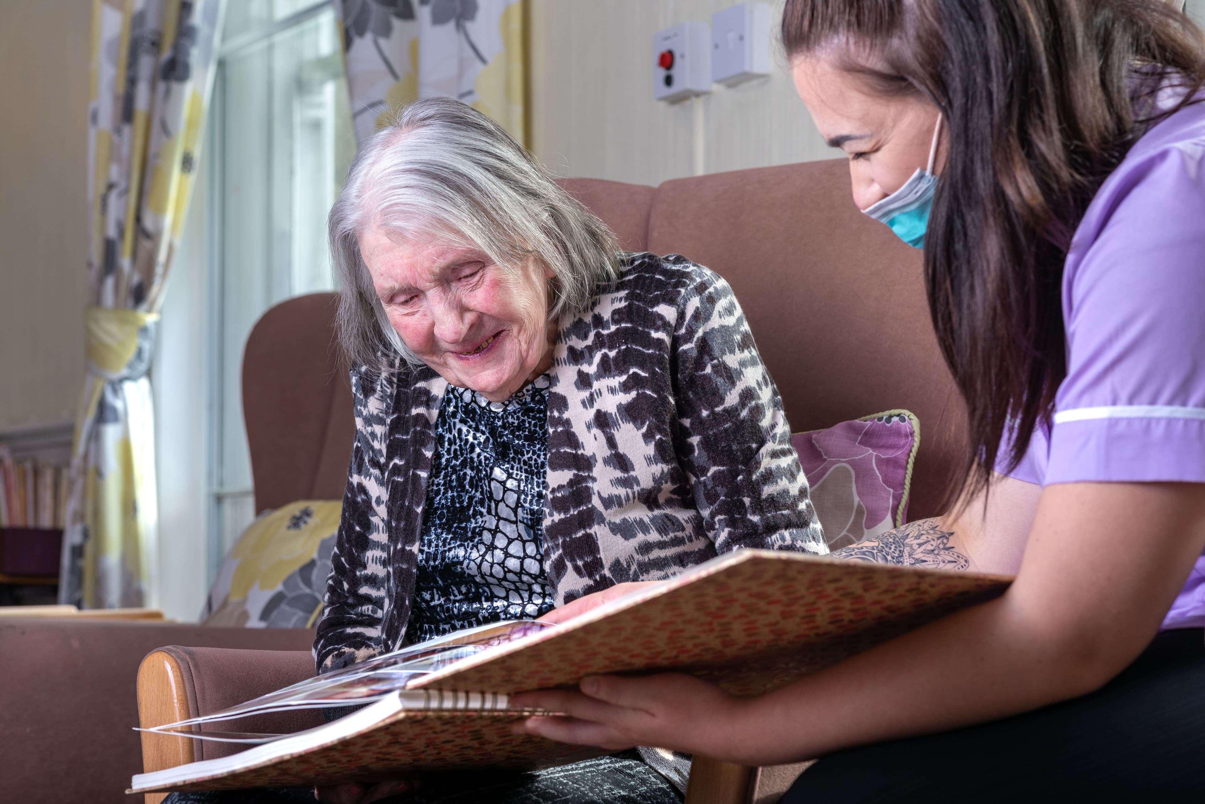 Staff of The Poplars care home in Maidstone, Kent