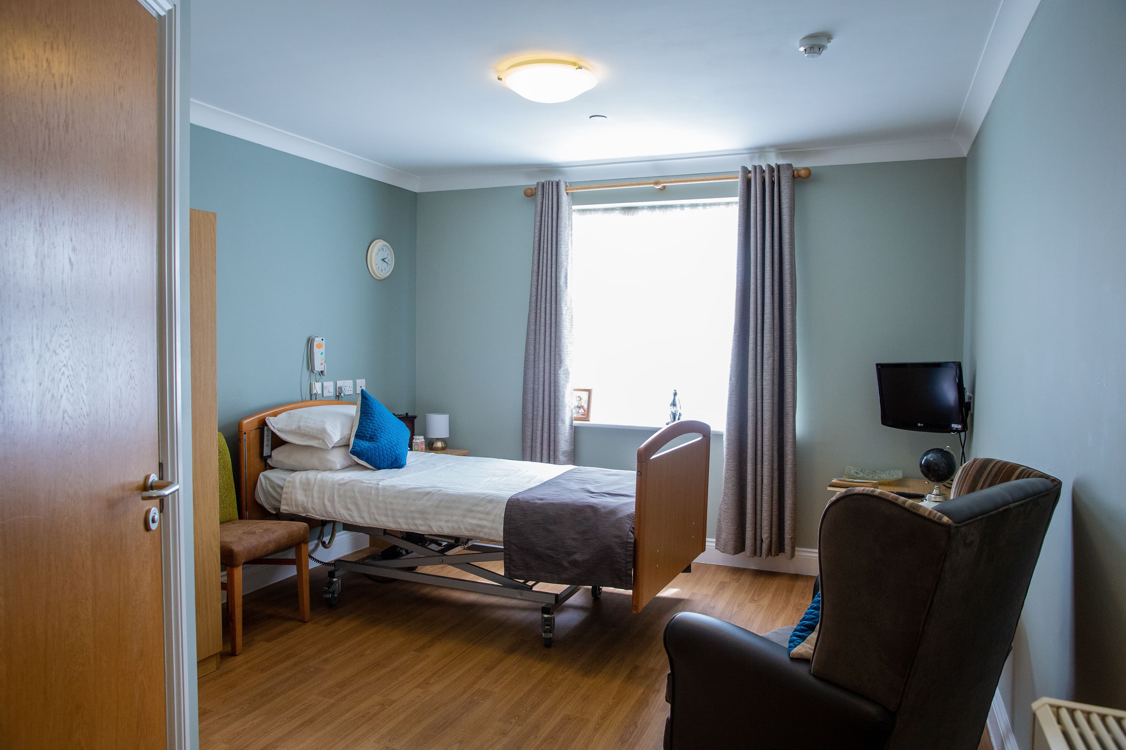 Bedroom of Cambridge Manor care home in Cambridge, Cambridgeshire