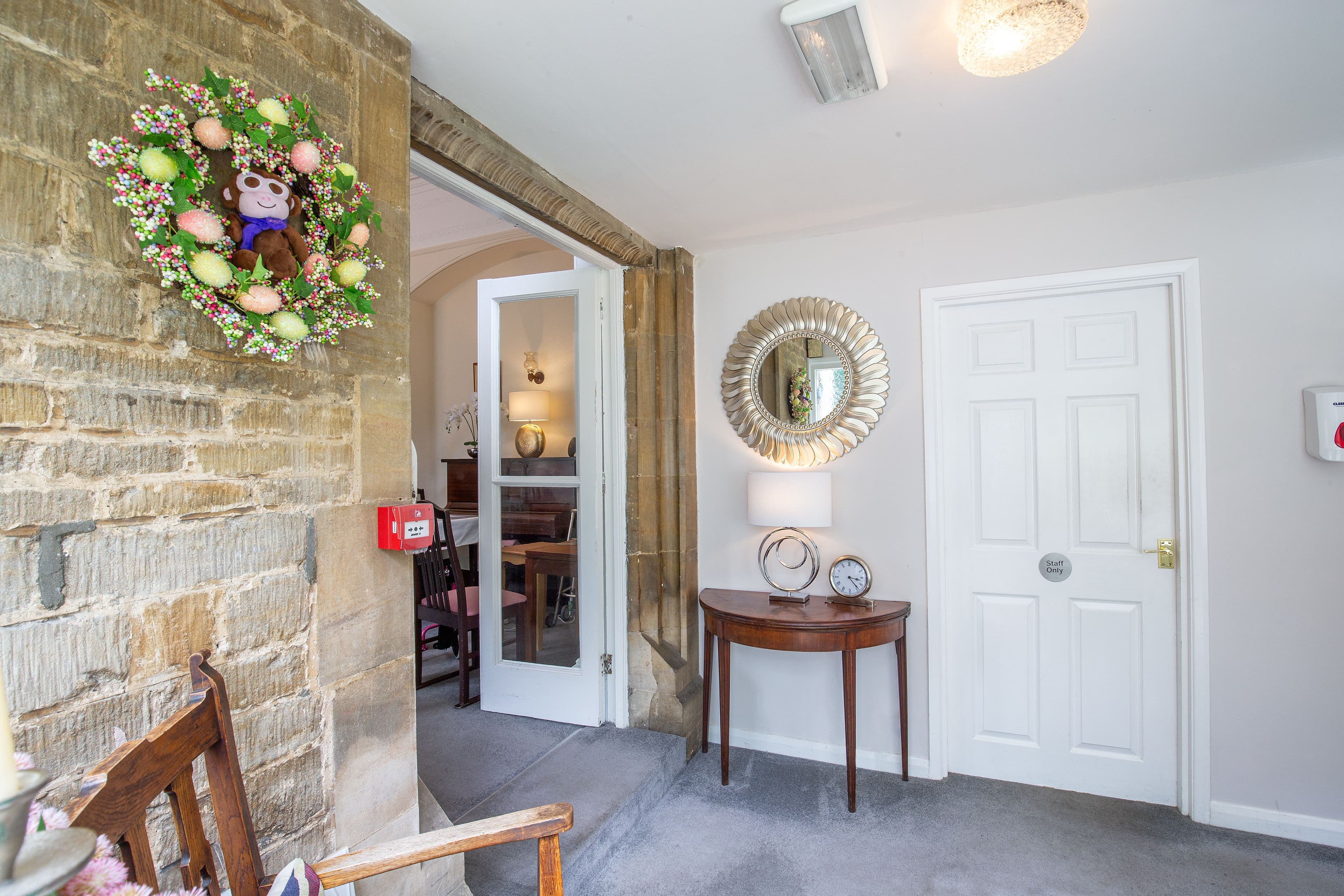 Hallway at The Laurels Care Home in Peterborough, Cambridgeshire