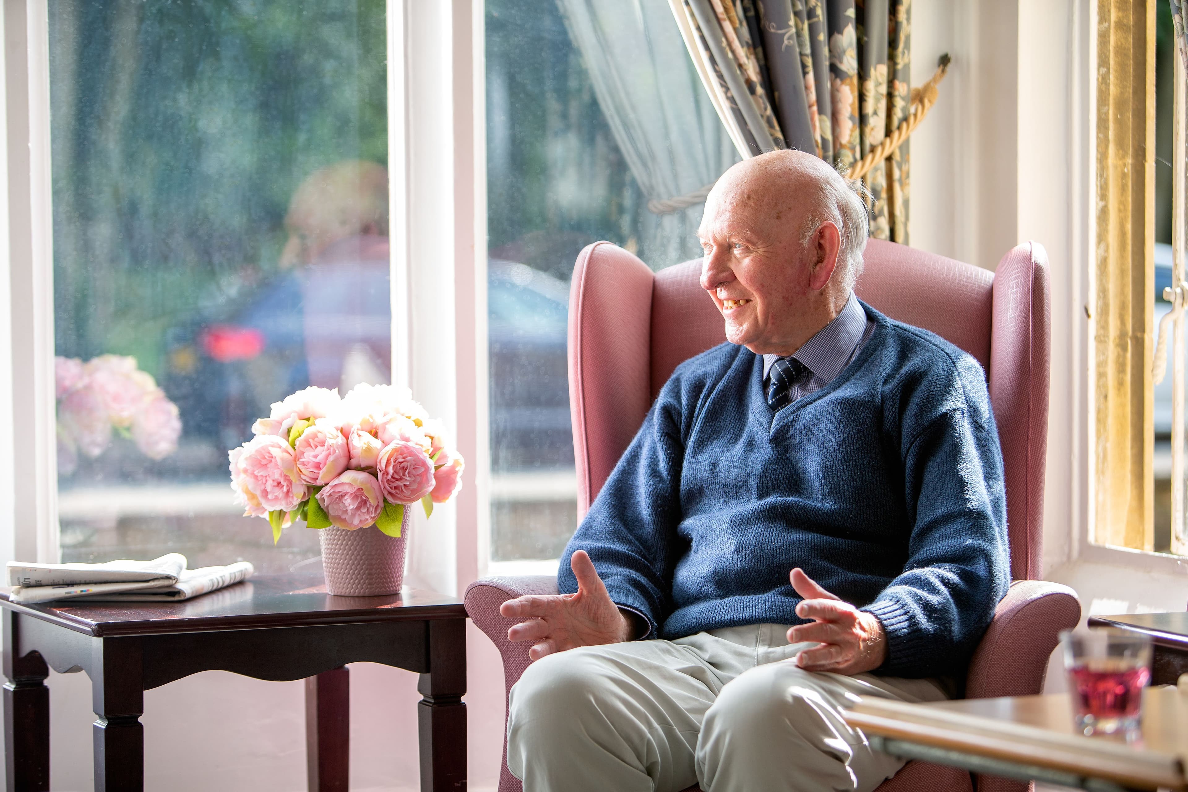 Resident at The Laurels Care Home in Peterborough, Cambridgeshire