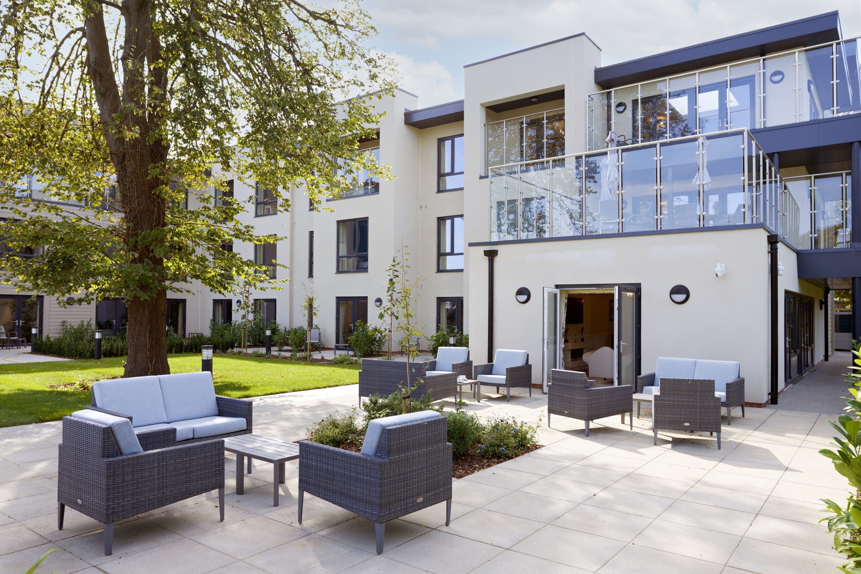 Garden at Tarring Manor in Worthing, West Sussex