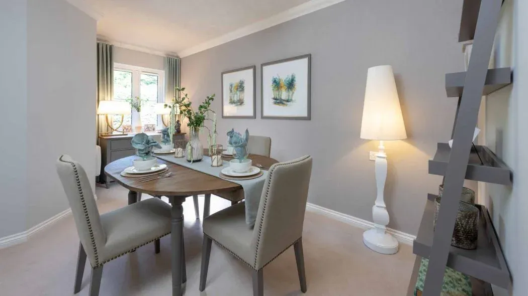 Dining Area of Thackeray Lodge Retirement Living Development in Fareham, Hampshire