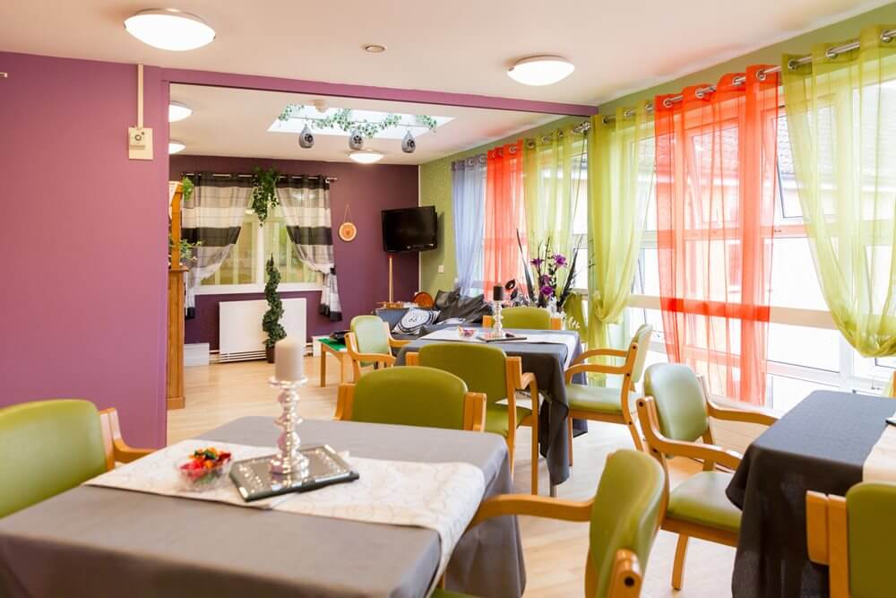 Dining Room of The Burroughs Care Home in West Drayton, Hillingdon