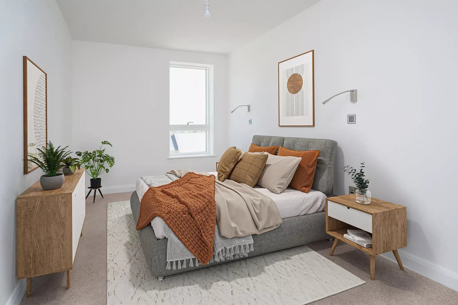 Bedroom at The Coscombe, Beechwood Park, Stow-on-the-Wold, Gloucestershire