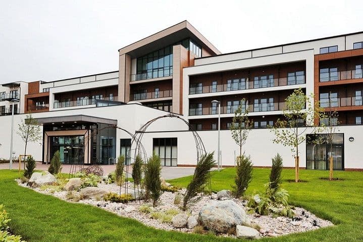 Exterior of Longbridge retirement development in Longbridge, Birmingham