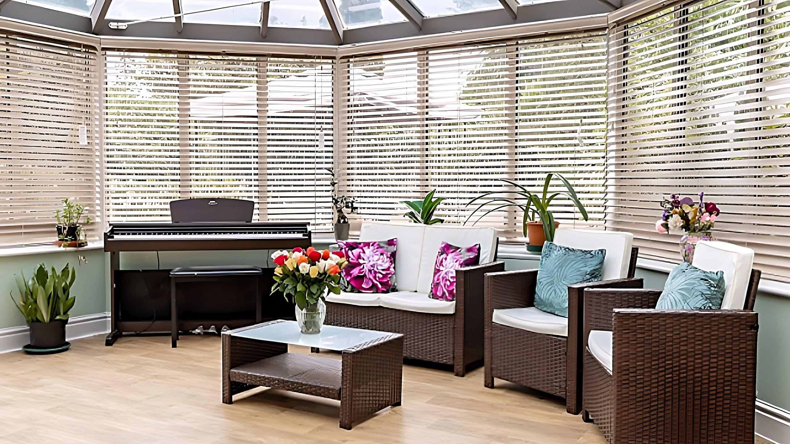 Communal Area of The Hawthorns Care Home in Norwich, Norfolk