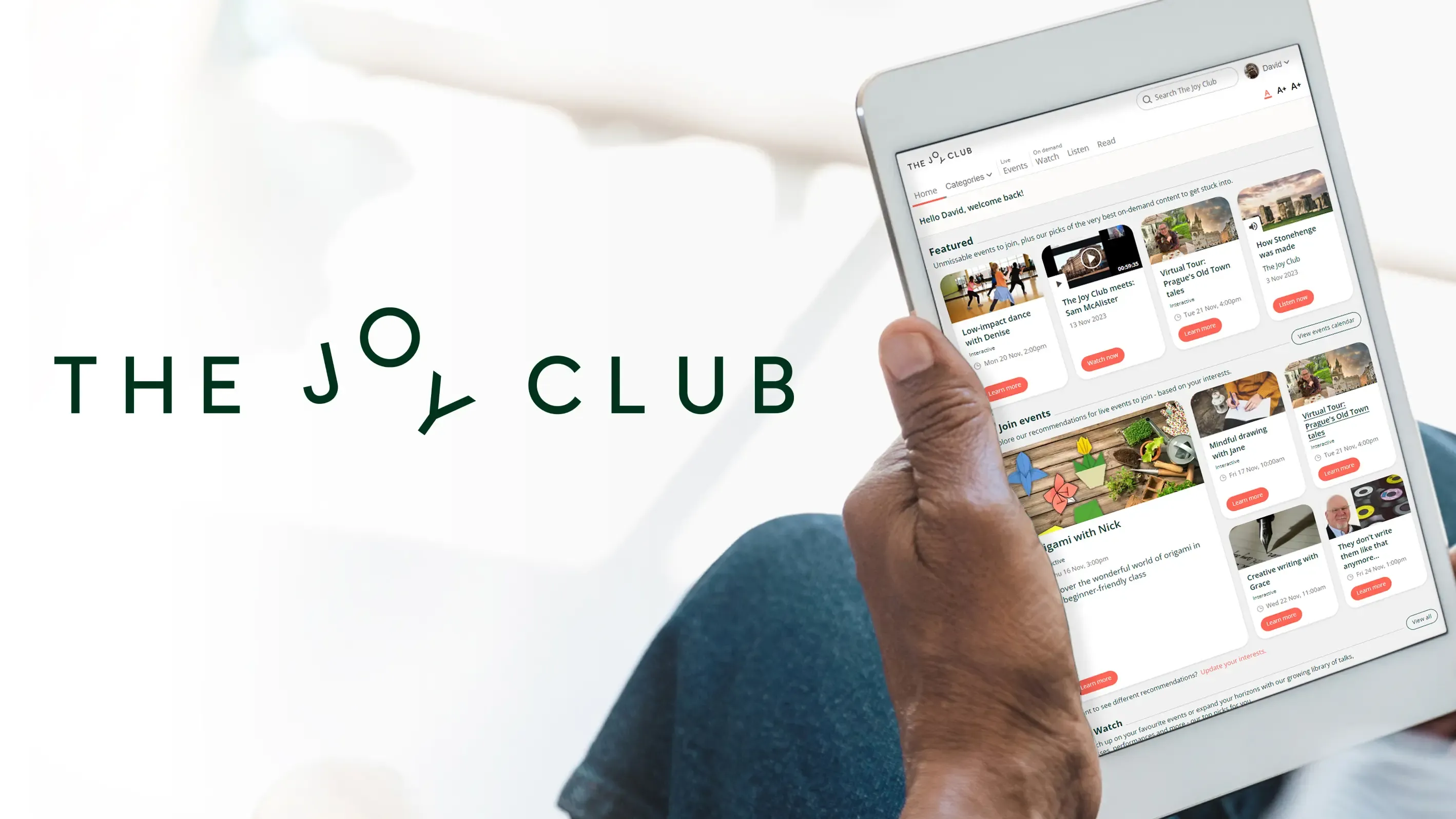 The Joy Club branded image