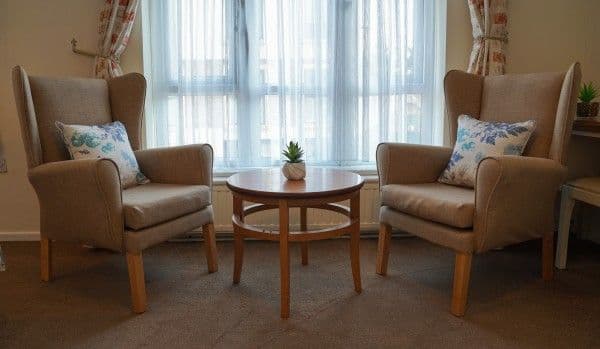 Communal Area at The Manse Residential Care Home, South Norwood, London